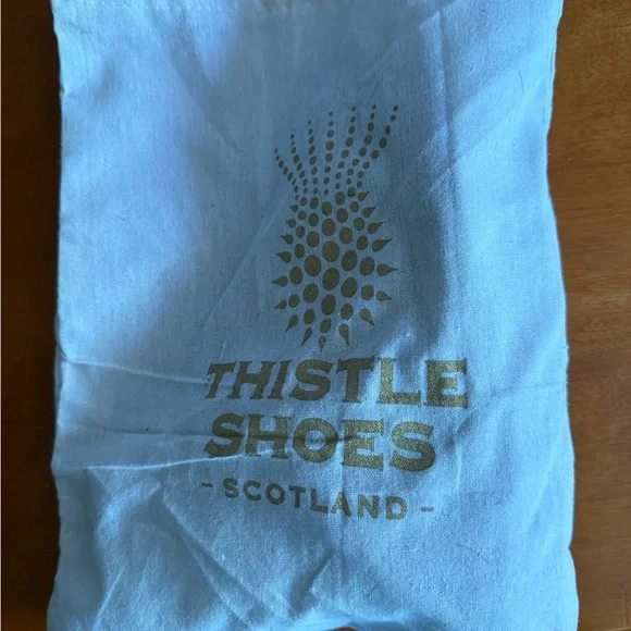 NEW. US 10 Highland Dance Shoes Ghillie  Leather Dance Shoes with Red stitching - Picture 6 of 6